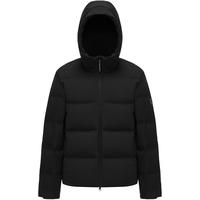 波司登（BOSIDENG）25年冬季羽绒服男女短款90绒连帽保暖百搭外套B250245550 黑色8056 S 160/84A 体重约100-110斤