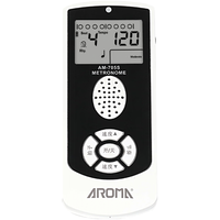 阿诺玛AROMA人声电子节拍器钢琴吉他古筝小提琴架子鼓白色AM-705S充电款