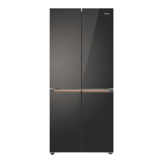 海尔 LTD-529WB1U1 零嵌入式四开门十字对开门冰箱 木兰棕 500L