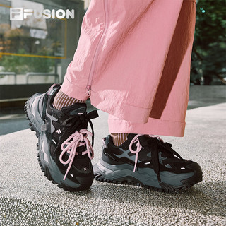 FILA FUSION斐乐潮牌鞋BIANCO厚底潮鞋2025新款硬糖鞋厚底老爹鞋