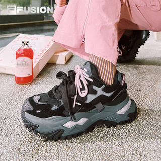 FILA FUSION斐乐潮牌鞋BIANCO厚底潮鞋2025新款硬糖鞋厚底老爹鞋