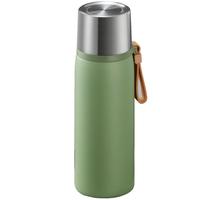 苏泊尔（SUPOR）保温杯大容量316不锈钢水杯男女士杯子茶水分离杯便携泡茶保温杯 云杉绿 550ml