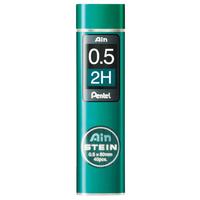 Pentel 派通 日本派通(Pentel)自动铅笔芯0.5mm 2H活动铅芯替芯学生考试用 不易折断C275 单管/装