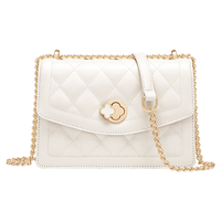  Cnolés/蔻一 奢品高级感 女士斜挎包  米白 小包
