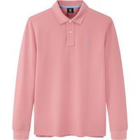  SEPTWOLVES/七匹狼 挺括休闲商务 男士Polo衫  185/100A/XXXL 410(菲红)