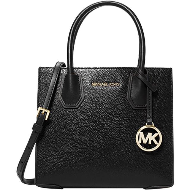 MICHAEL KORS MK女包 MERCER风琴托特包 手提斜挎包 黑色