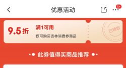 吉林消费券（政府补贴券）