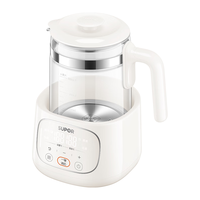 苏泊尔 恒温水壶 婴儿调奶器 泡奶粉机 玻璃热烧水壶家用养生壶1.2L BW22 1.2L 0胶水恒温壶