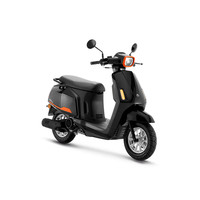 标致 FZFLY125 风冷 踏板摩托车 碳晶黑/哑光橙