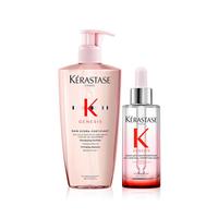 KÉRASTASE/卡诗 长效控油蓬松固发 防脱洗发水套装+防脱精华  590ml