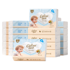 可心柔 V9婴儿乳霜纸 乳木果云柔巾 3层100抽*24包 M码