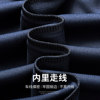 SHANSHAN杉杉长袖T恤男秋季商务休闲男简约亲肤舒适通勤翻领内搭上衣 灰色 L /175