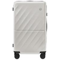 NINETYGO 90分 行李箱男女拉杆箱22英寸托运箱大容量旅行箱万向轮密码箱栀子白