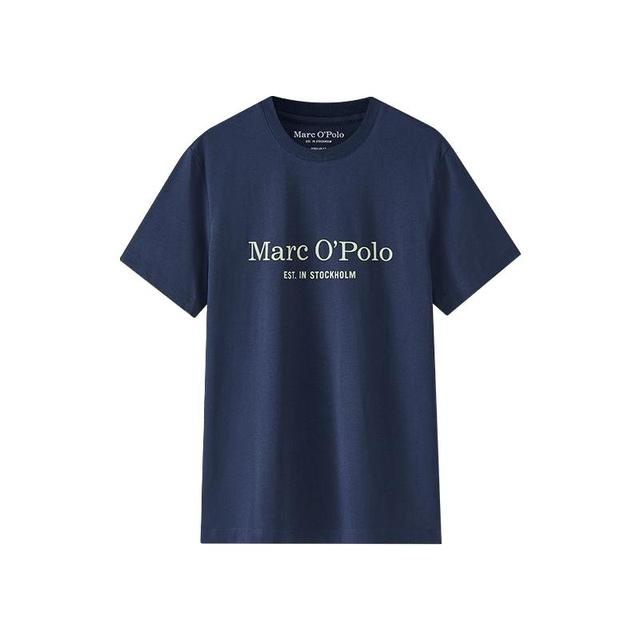 Marc O'Polo 撞色简约宽松圆领纯棉短袖T恤男