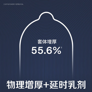 杜蕾斯（durex）持久延时避孕套 男套套 超长延时套套情趣用品女性快潮套 【持久全】战甲延时三合一12只