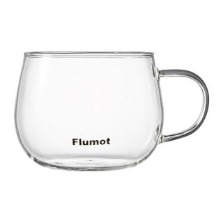 Flumot 玻璃牛奶杯豆浆早餐微波炉可加热冲泡奶水杯子耐高温