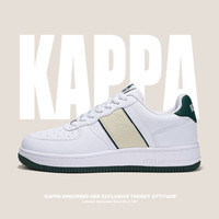 KAPPA卡帕男鞋厚底板鞋男2025秋季休闲运动鞋软底轻便小白鞋子 经典白/奶酪白 【四季款】 44