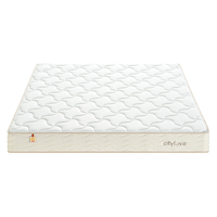 PLUS会员：喜临门 城市爱情喜临门床垫 席梦思大白H2(偏硬款 黄麻舒脊） 1.35*2.0米