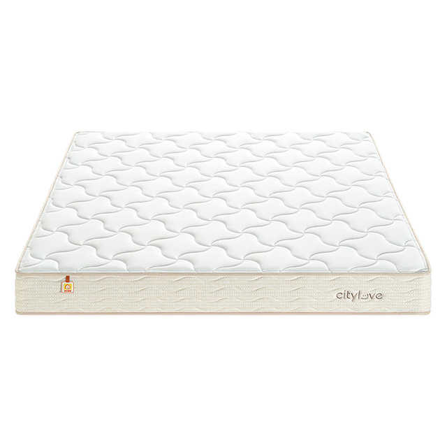 今日必买：喜临门 城市爱情喜临门床垫 偏硬0胶黄麻床垫独立弹簧双人硬床大白垫H2 大白H2(偏硬款 黄麻舒脊） 1.35*2.0米