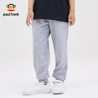 大嘴猴(paul frank)童装卫衣男女童圆领舒适休闲百搭2025春秋款外穿无加绒纯棉上衣 22AF灰色 110