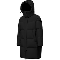 波司登（BOSIDENG）25羽绒服女款中长款90绒可脱卸帽外套B250246064DS 浅瓷紫|6338 卡码拍大 XS 155/80A 体重约110以内