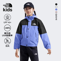北面（The North Face） 北面童装Mountain儿童外套男女童防泼防晒皮肤衣25年|8B80 0YI/蓝紫色 UPF40+ 140 (M) （140/68）