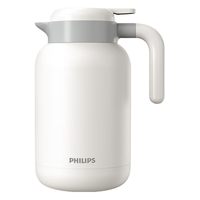 飞利浦(PHILIPS)保温壶家用保温杯大容量热水壶316不锈钢保温水壶 AWP2622【长效锁温】白色2L