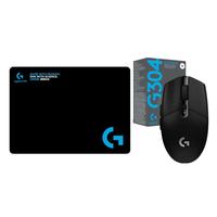  logitech/罗技 宏程 无线鼠标+游戏鼠标垫  黑色