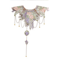 移动端：桔屿 汉服女明制云肩对襟大袖衫织金仿妆花马面裙春夏