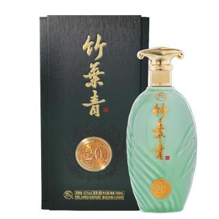 竹叶青 青享20 42%vol 白酒 500ml 单瓶装