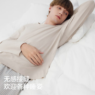 蕉内棉棉301Sleep男士睡眠圆领长袖T恤睡衣柔软棉感莫代尔混纺家居服