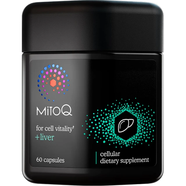 Mitoq奶蓟草胶囊60粒靶向修复肝细胞10倍吸收 水飞蓟 熬夜加班养肝护肝