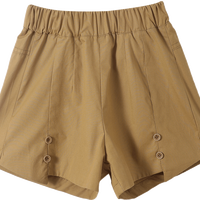 女童夏季纯棉短裤外穿薄款休闲百搭裤裙宽松透气中大童儿童裤子