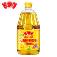 鲁花 食用油 香味经典 5S压榨一级 浓香花生油 1.8L
