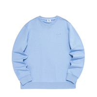 色彩博物馆丨鸿星尔克卫衣秋季男女款新疆棉国潮圆领运动上衣 冰紫色 5XL