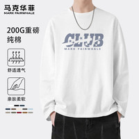 马克华菲 100％纯棉透气宽松大码休闲日常上衣