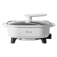 Midea 美的 电火锅 电煮锅 火锅专用锅 电炒锅 家用多功能锅料理烤肉电热锅 6.5L多用途锅