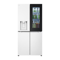 LG F544MEH85D 自动制冰透视窗 精华白 508L 十字对开门冰箱