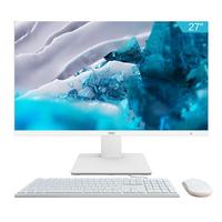 AOC 大师926 27英寸高清学习商用办公一体机电脑台式主机(N95 16G 512G WIFI键鼠) 白