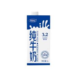 完达山 纯牛奶 1L*12盒 3.2g蛋白