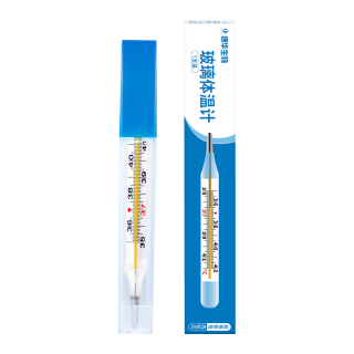 康华生物 医用水银体温计大刻度婴幼儿童体温计腋下高精度玻璃温度计测温表 玻璃体温计