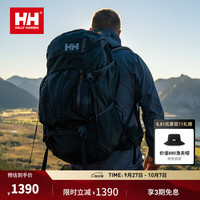 HELLY HANSEN, H/H海丽汉森hh24春新男女同款专业户外双肩背包65L 黑色 FREE