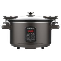 汉美驰（Hamilton Beach）多功能锅电炖锅慢炖锅陶瓷釉隔水炖锅家用煲汤锅全自动炖汤锅电蒸锅SC55101-1