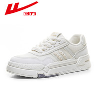 回力清仓特惠男女鞋男生板鞋运动鞋时尚运动休闲鞋秋 3259米色女码 36