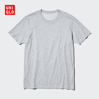 UT 优衣库男装女装快干圆领T恤/短袖482300 03 灰色 L /175/100A
