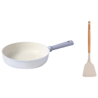 卡罗特平底锅牛排煎锅麦饭石不粘锅家用煎饼锅小煎蛋锅电磁炉烙饼 套装