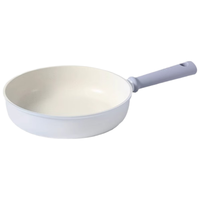 卡罗特平底锅牛排煎锅麦饭石不粘锅家用煎饼锅小煎蛋锅电磁炉 20cm无盖 20cm深煎锅-无盖