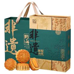 华美 糕点礼盒870g法式乳酪派凤梨酥小花黄油曲奇礼盒870g