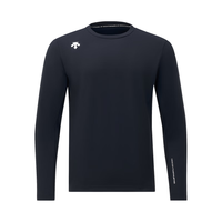 DESCENTE迪桑特TRAINING系列综训训练运动男士长袖针织衫 BK-黑色 XL (180/100A)