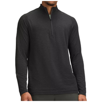 lululemon丨Metal Vent Tech 男士半拉链针织衫 3.0 LM3F64S 石墨灰/黑色 M